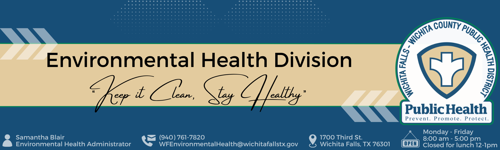 Environmental Health Division Top Banner