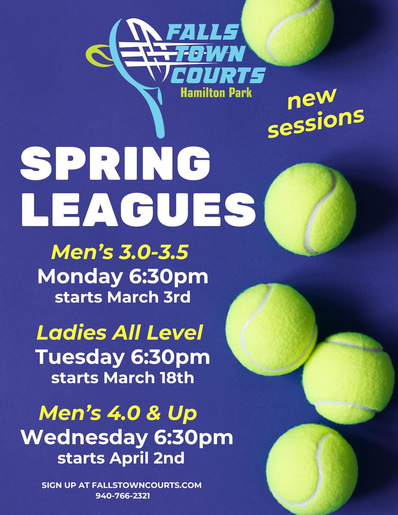 Spring 2025 Leagues Tennis