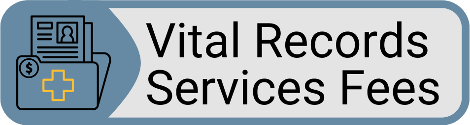 Vital Records Fees Button