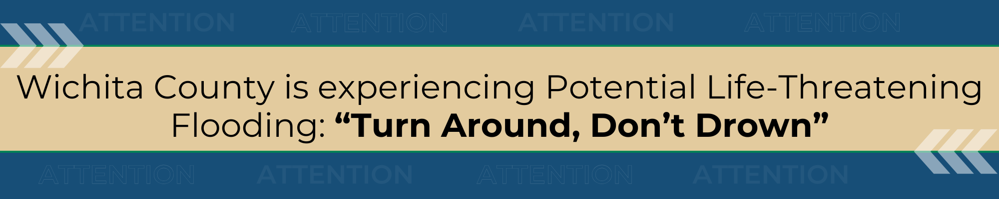 Flooding Statement Banner