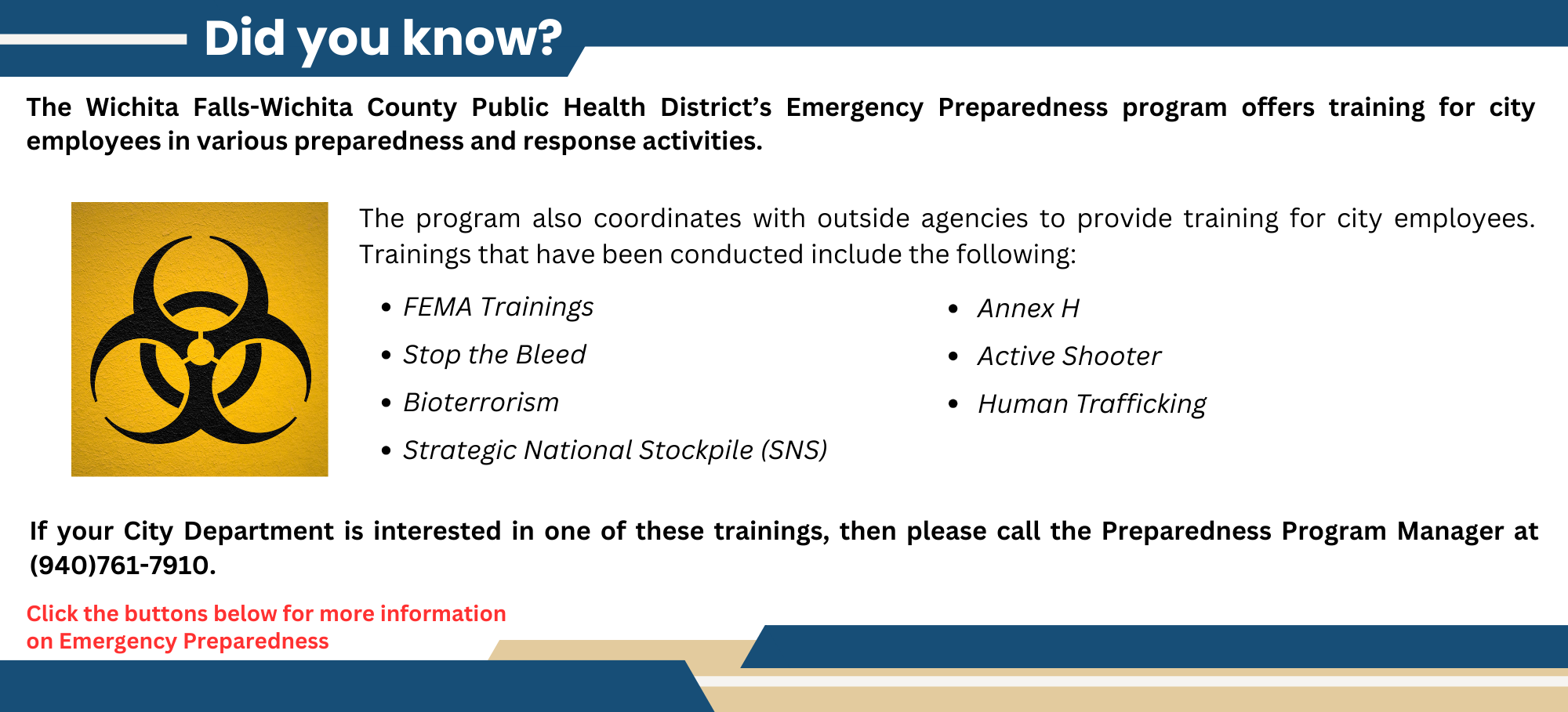 Training for City Employees only 2