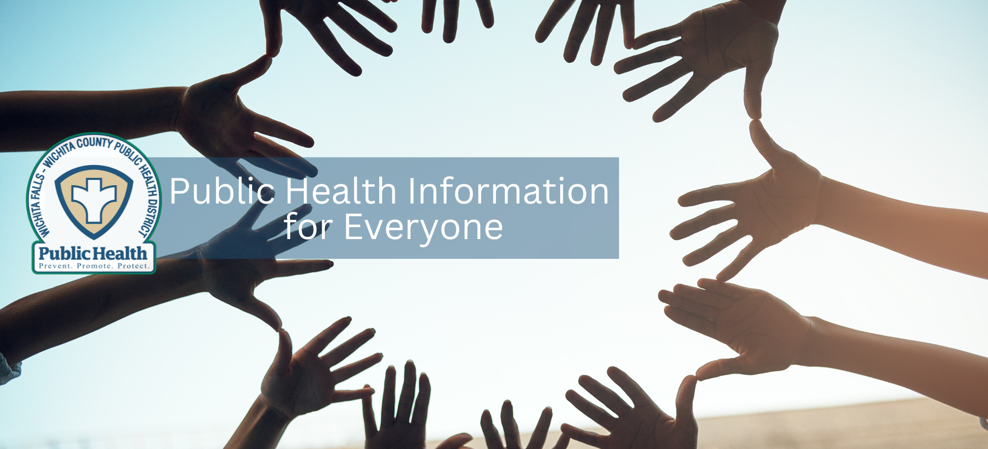 Public Health Information for Everyone Top Banner Only