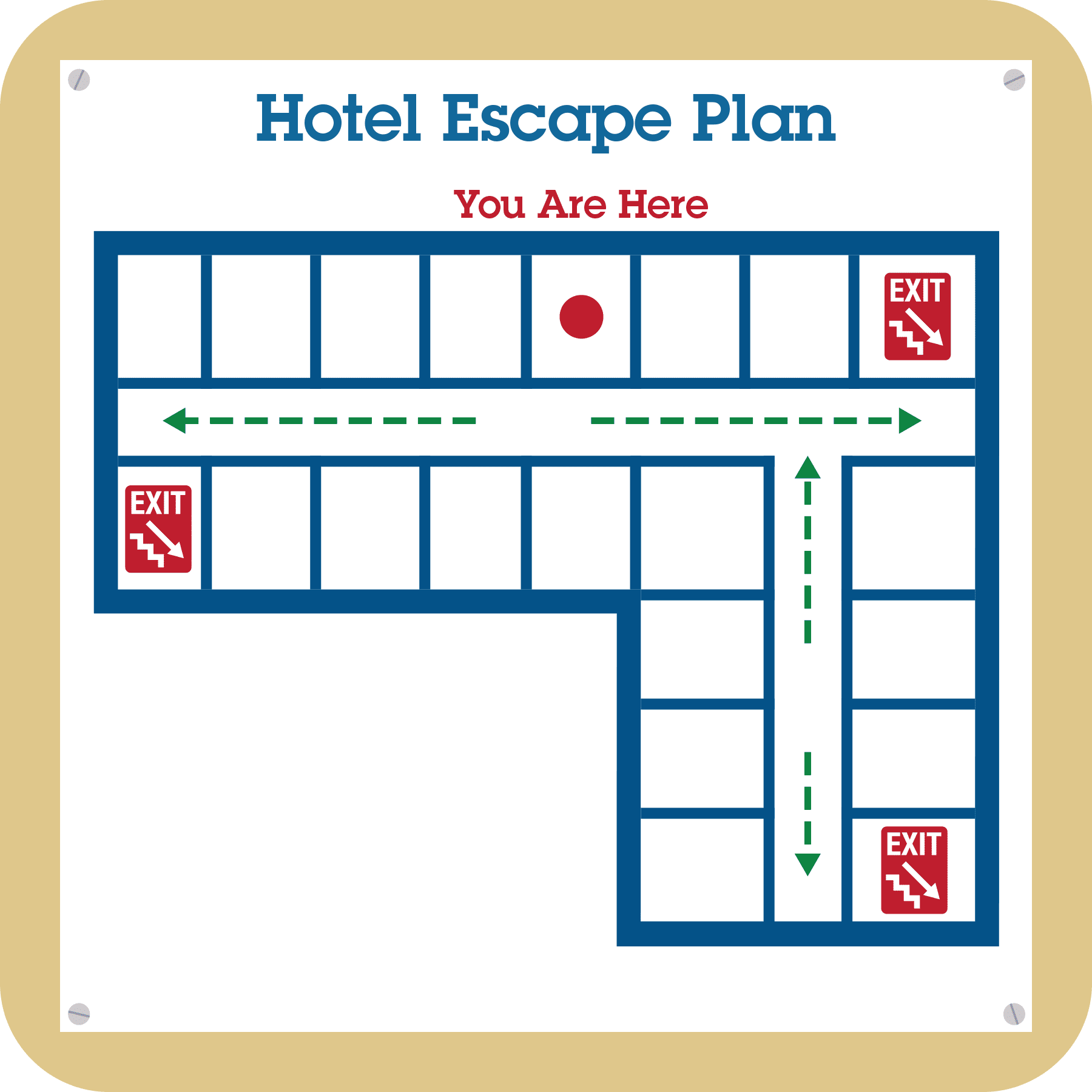 Image hotel escape plan