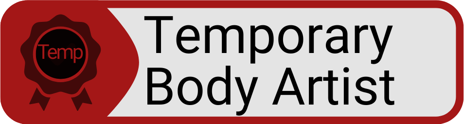 Button Temporary Body Artist